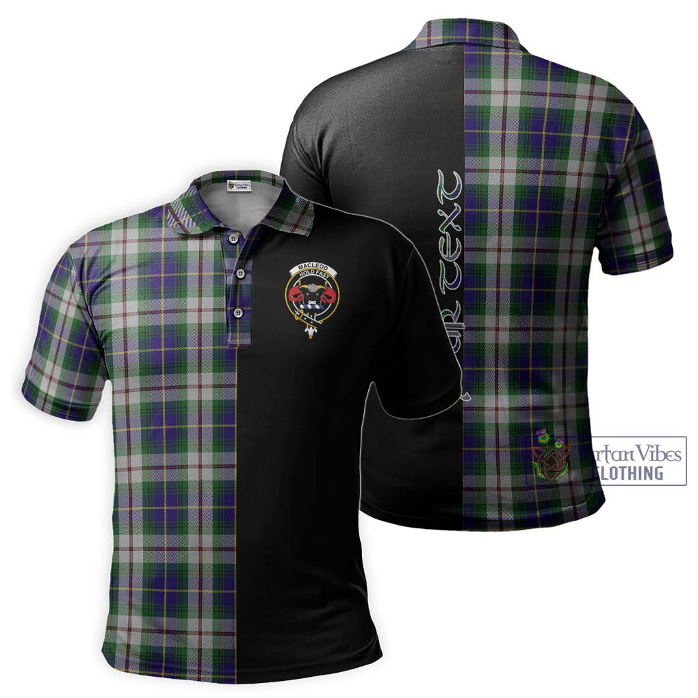 MacLeod Of Californian Tartan Polo Shirt with Family Crest and Half Of Me Style Kid - Tartanvibesclothing Shop