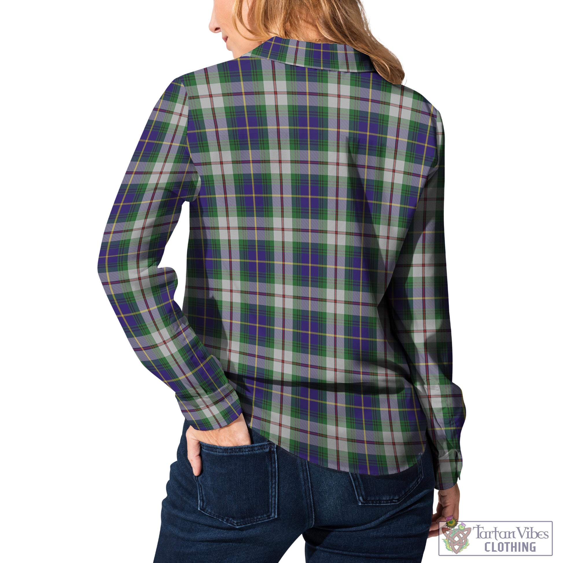 MacLeod Of Californian Tartan Womens Casual Shirt