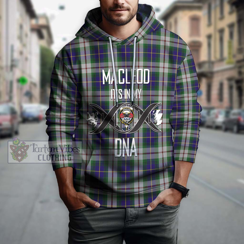 MacLeod Of Californian Tartan Hoodie with Family Crest DNA In Me Style Pullover Hoodie - Tartanvibesclothing Shop