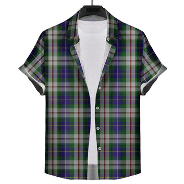 MacLeod Of Californian Tartan Short Sleeve Button Down Shirt