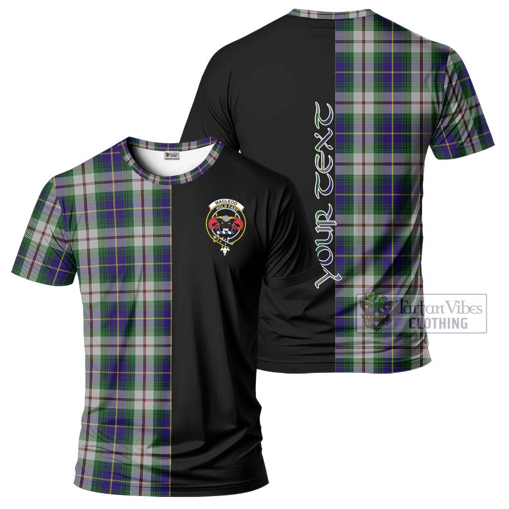 MacLeod Of Californian Tartan T-Shirt with Family Crest and Half Of Me Style Kid's Shirt - Tartanvibesclothing Shop