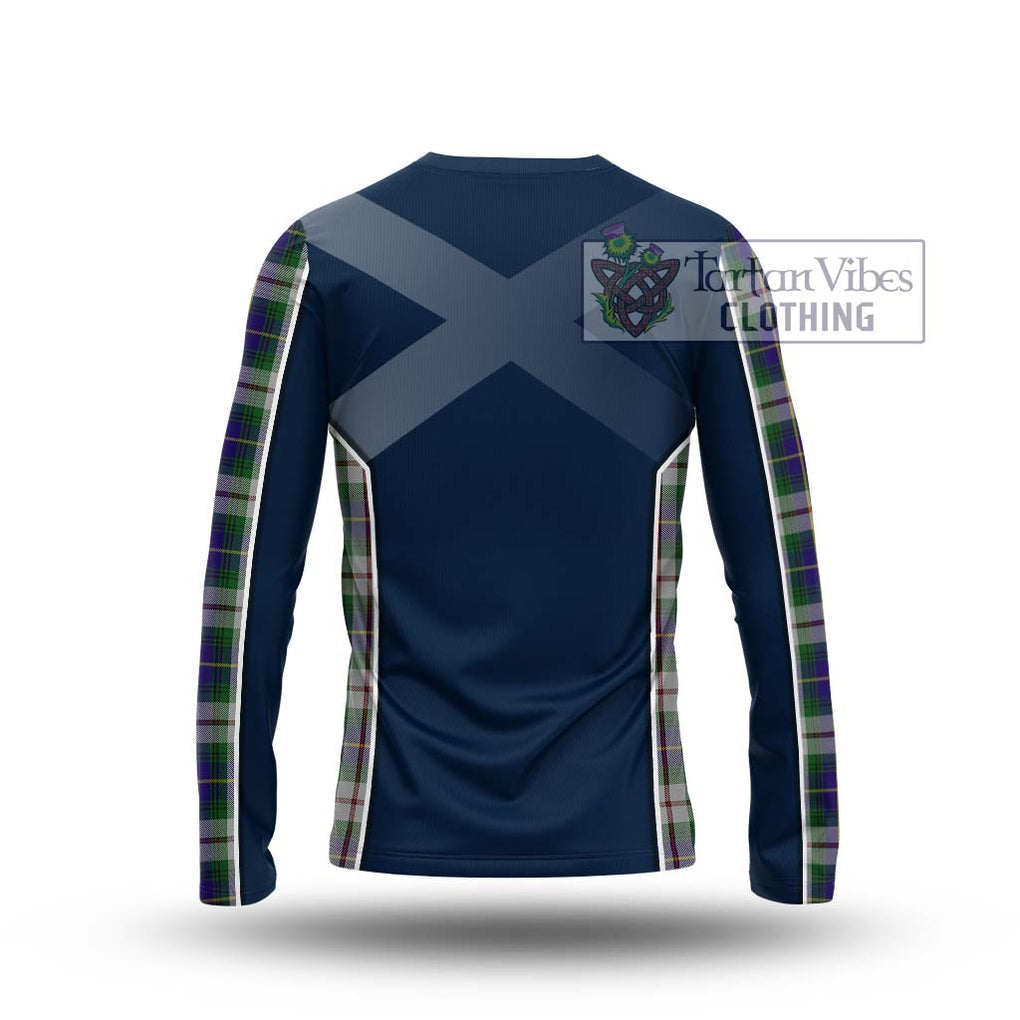 MacLeod Of Californian Tartan Long Sleeve T-Shirt with Family Crest and Lion Rampant Vibes Sport Style - Tartan Vibes Clothing