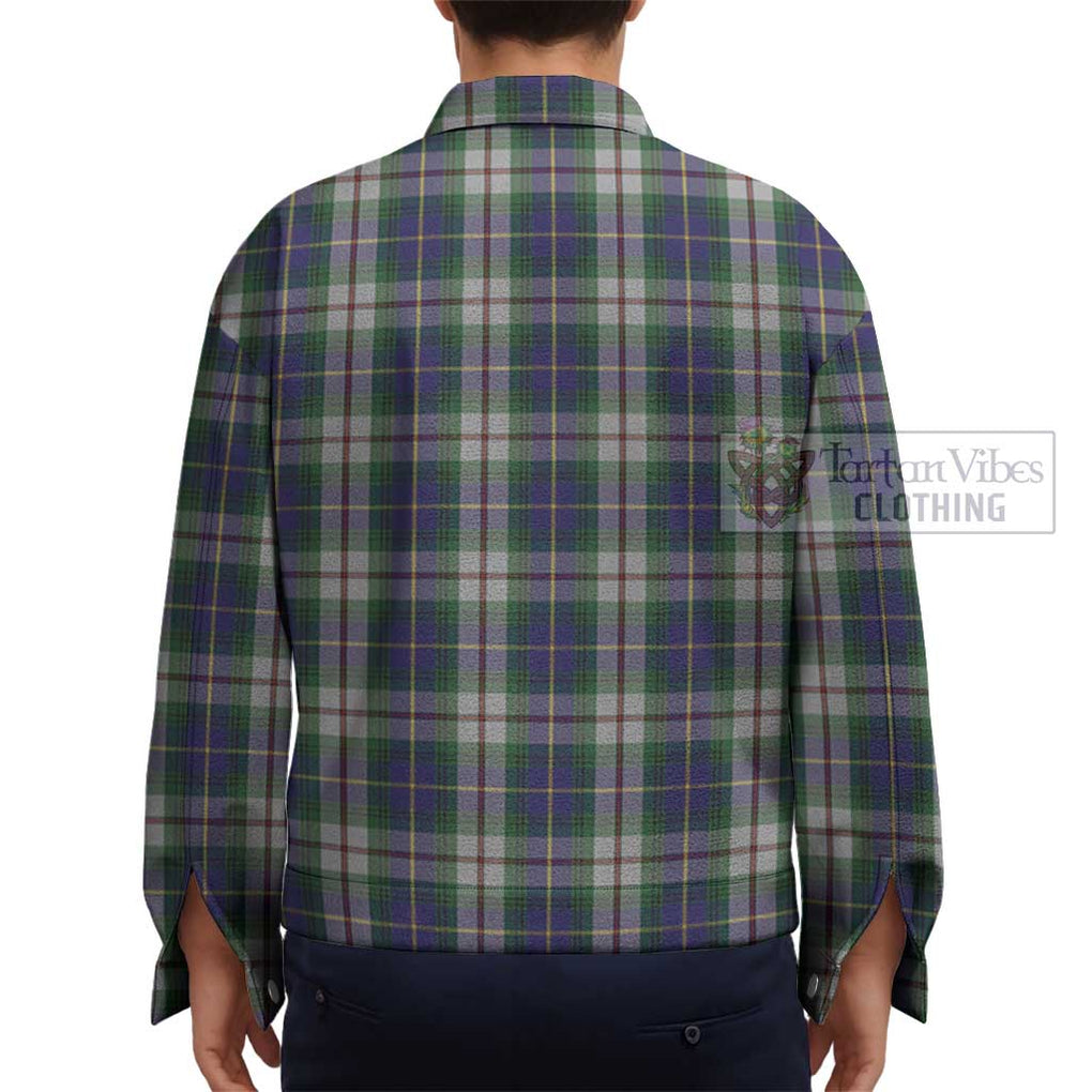 MacLeod Of Californian Tartan Unisex Lapel Cotton Jacket - Tartan Vibes Clothing