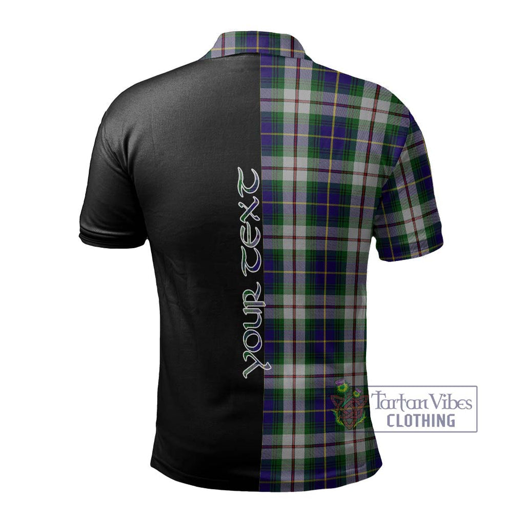 MacLeod Of Californian Tartan Polo Shirt with Family Crest and Half Of Me Style - Tartanvibesclothing Shop