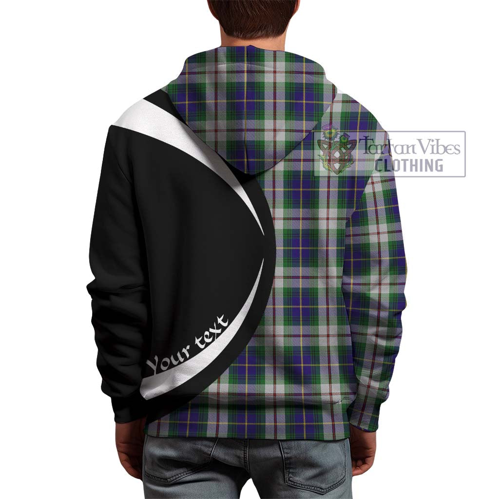 MacLeod Of Californian Tartan Hoodie with Family Crest Circle Style - Tartan Vibes Clothing