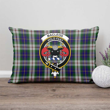 MacLeod Of Californian Tartan Pillow Cover with Family Crest