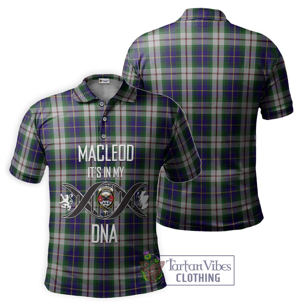 MacLeod Of Californian Tartan Polo Shirt with Family Crest DNA In Me Style - Tartanvibesclothing Shop