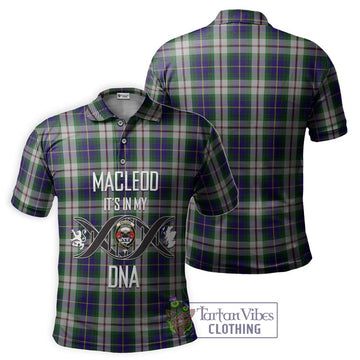 MacLeod Of Californian Tartan Polo Shirt with Family Crest DNA In Me Style