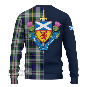 MacLeod Of Californian Tartan Ugly Sweater with Scottish Lion Royal Arm Half Style