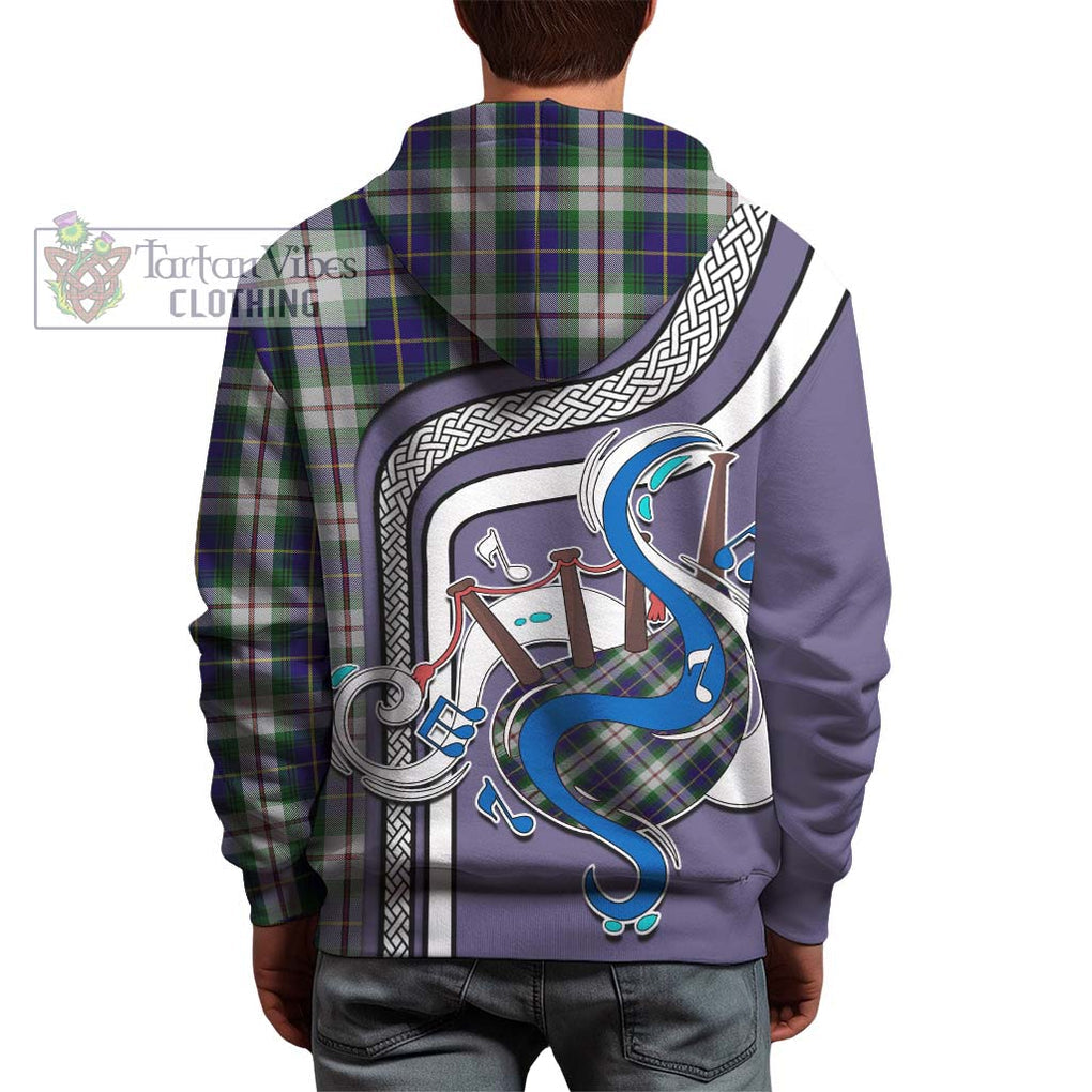 MacLeod Of Californian Tartan Hoodie with Epic Bagpipe Style - Tartanvibesclothing Shop