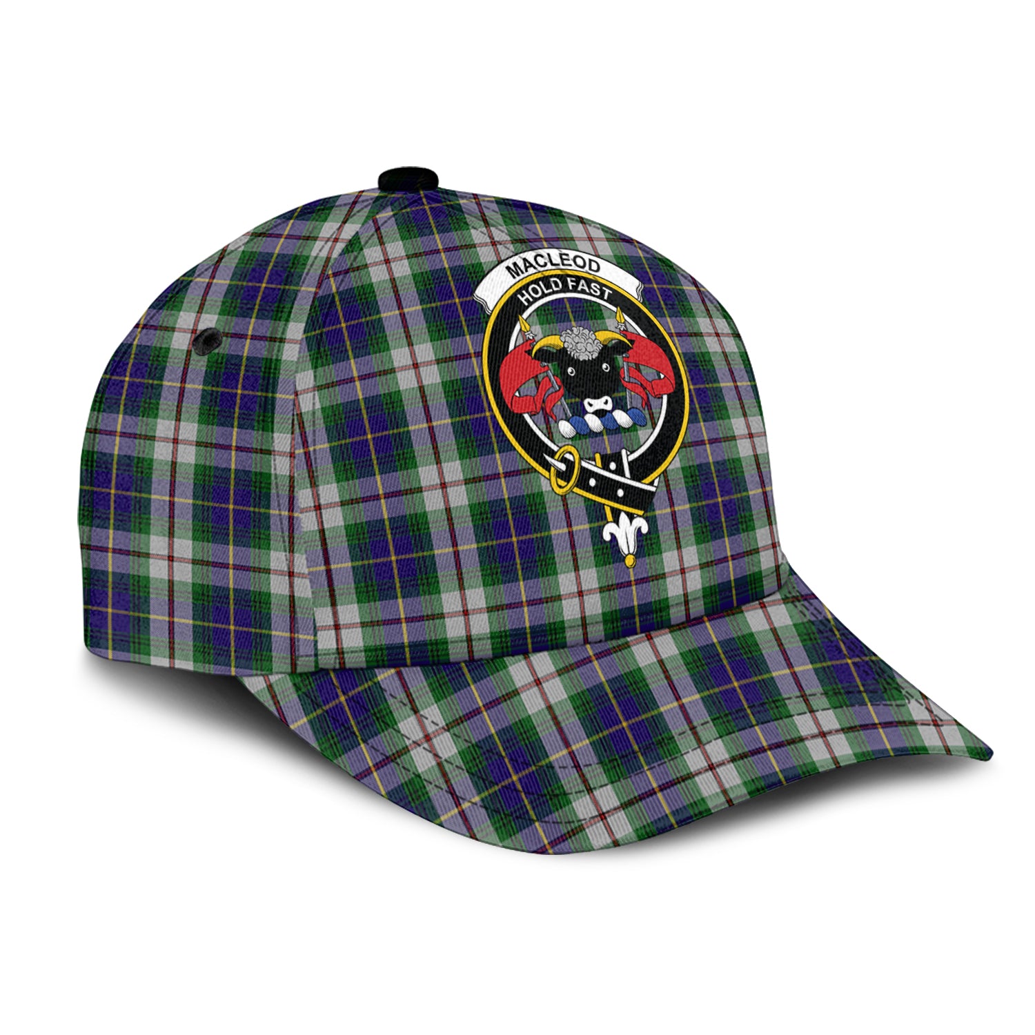 MacLeod Of Californian Tartan Classic Cap with Family Crest - Tartan Vibes Clothing