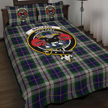 MacLeod Of Californian Tartan Quilt Bed Set with Family Crest