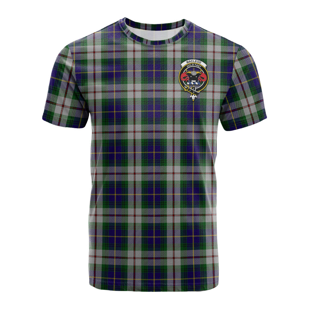 MacLeod Of Californian Tartan T-Shirt with Family Crest - Tartan Vibes Clothing