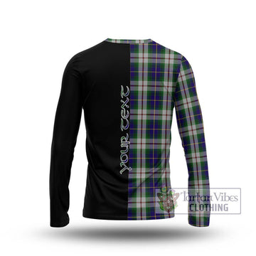 MacLeod Of Californian Tartan Long Sleeve T-Shirt with Family Crest and Half Of Me Style