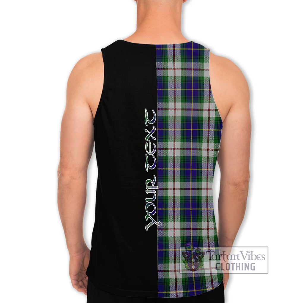 MacLeod Of Californian Tartan Men's Tank Top with Family Crest and Half Of Me Style - Tartanvibesclothing Shop