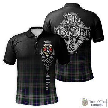 MacLeod Of Californian Tartan Polo Shirt Featuring Alba Gu Brath Family Crest Celtic Inspired