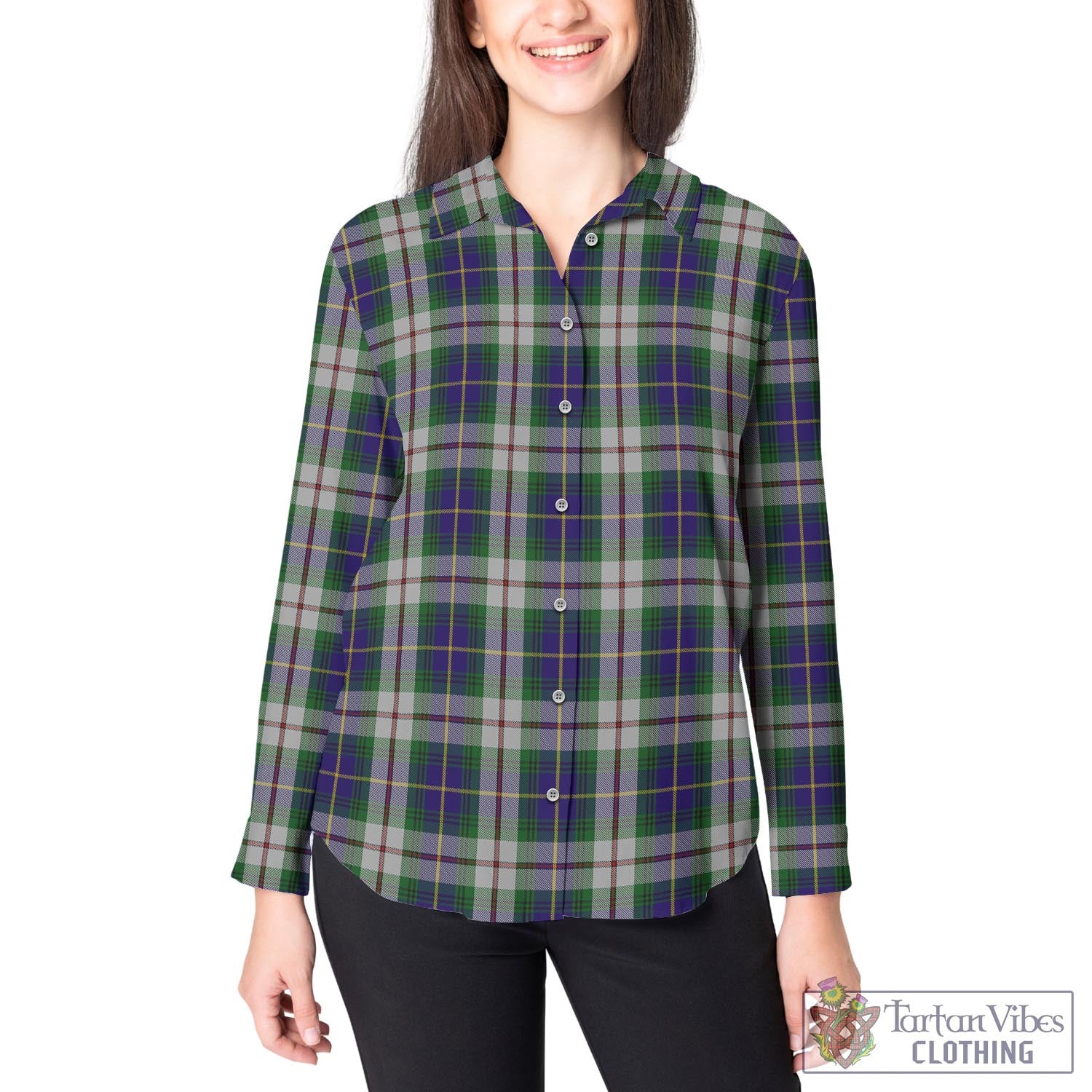 MacLeod Of Californian Tartan Womens Casual Shirt