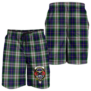 MacLeod Of Californian Tartan Mens Shorts with Family Crest