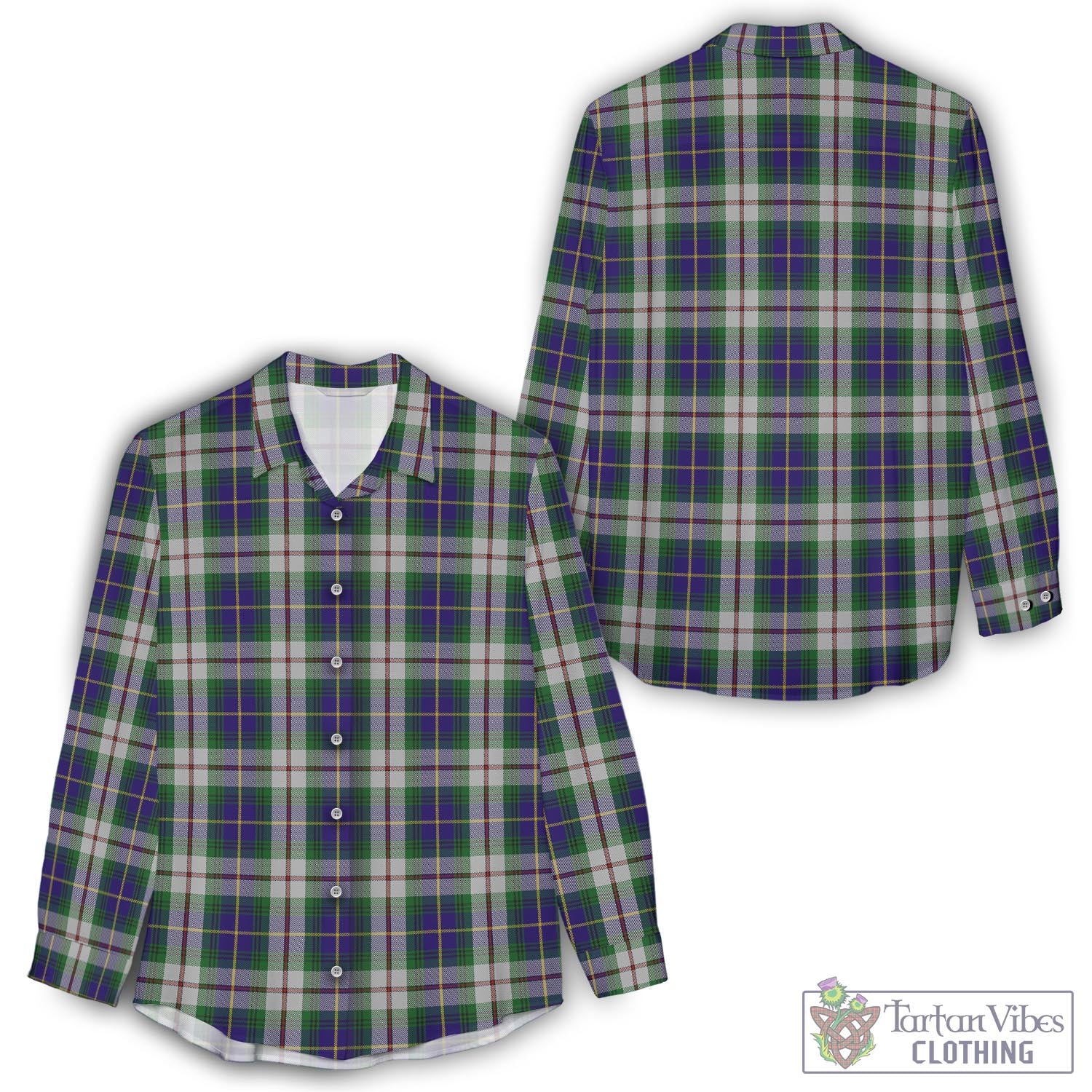 MacLeod Of Californian Tartan Womens Casual Shirt