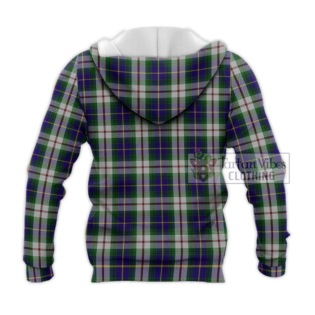 MacLeod Of Californian Tartan Knitted Hoodie with Family Crest DNA In Me Style - Tartanvibesclothing Shop