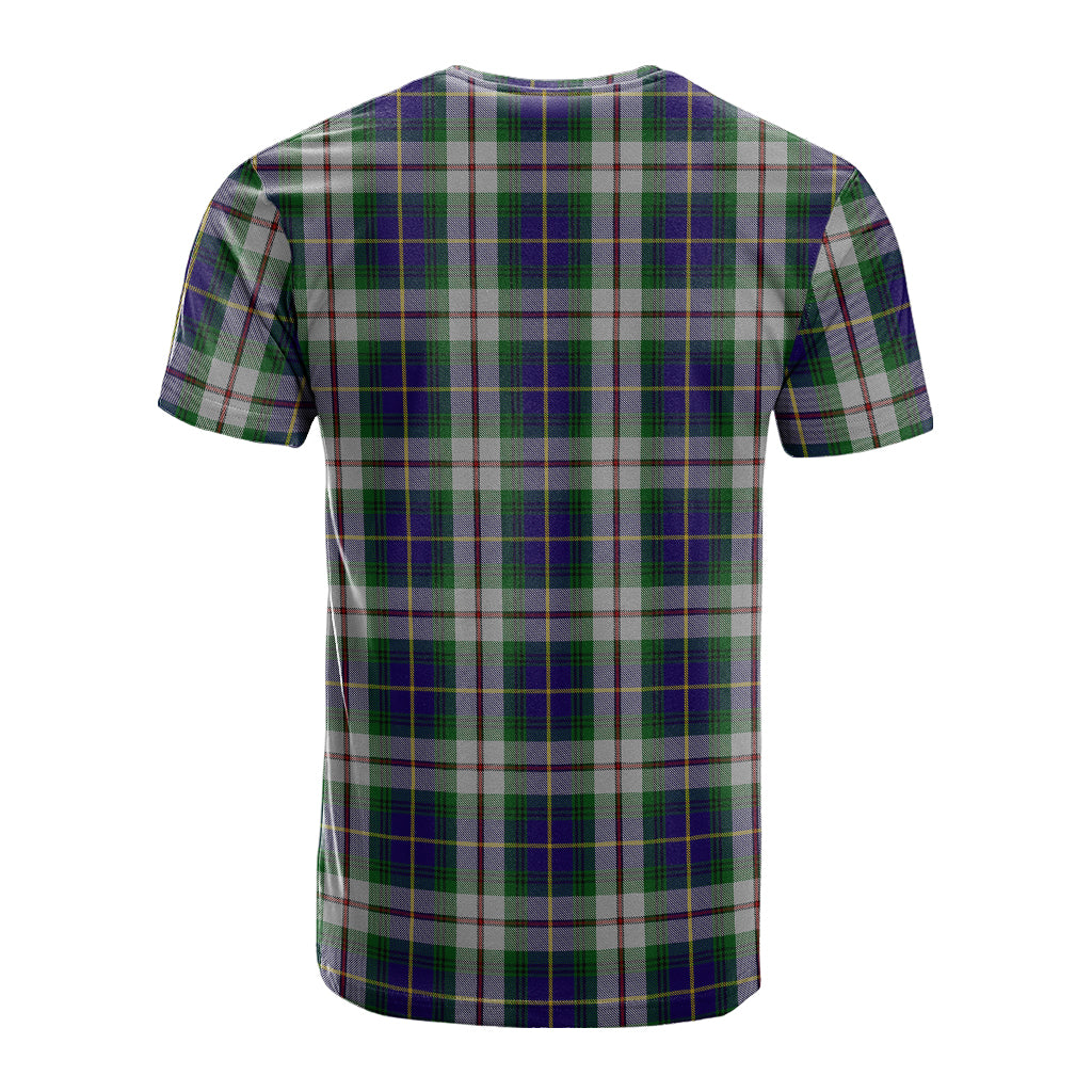 MacLeod Of Californian Tartan T-Shirt with Family Crest - Tartan Vibes Clothing