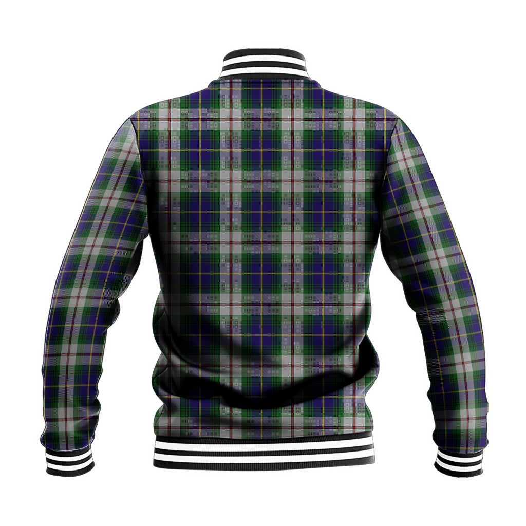 MacLeod Of Californian Tartan Baseball Jacket with Family Crest - Tartan Vibes Clothing