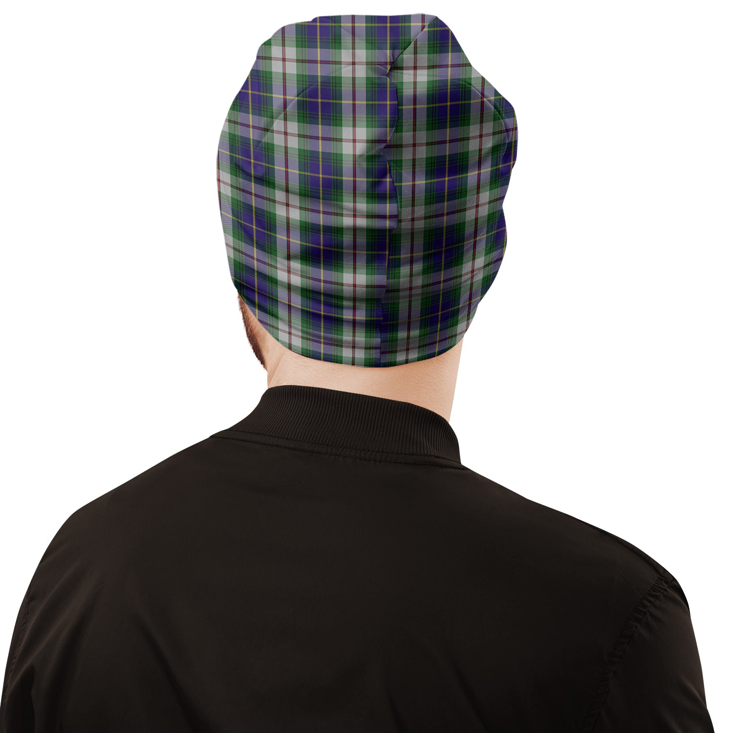 MacLeod Of Californian Tartan Beanies Hat with Family Crest - Tartan Vibes Clothing