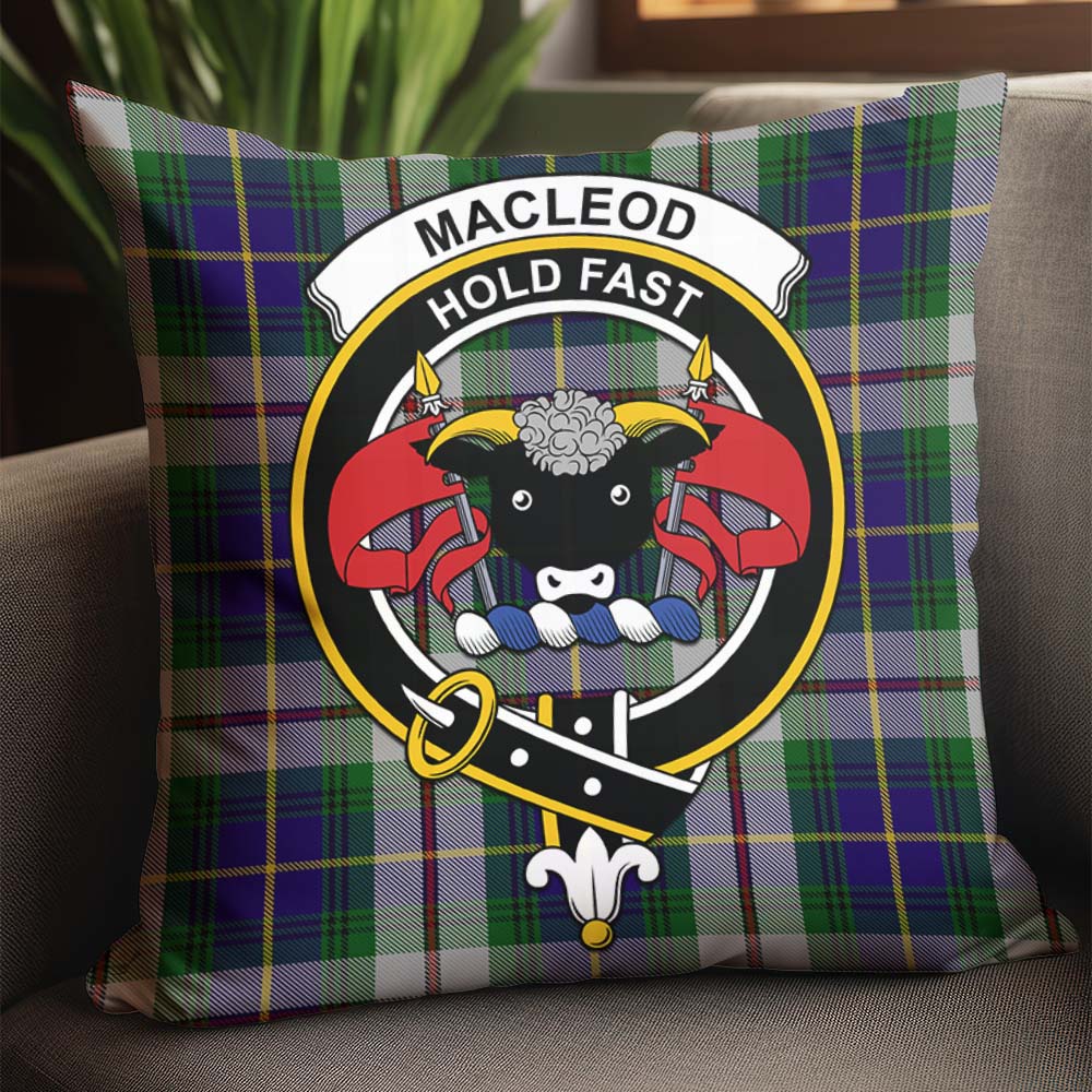 MacLeod Of Californian Tartan Pillow Cover with Family Crest - Tartanvibesclothing