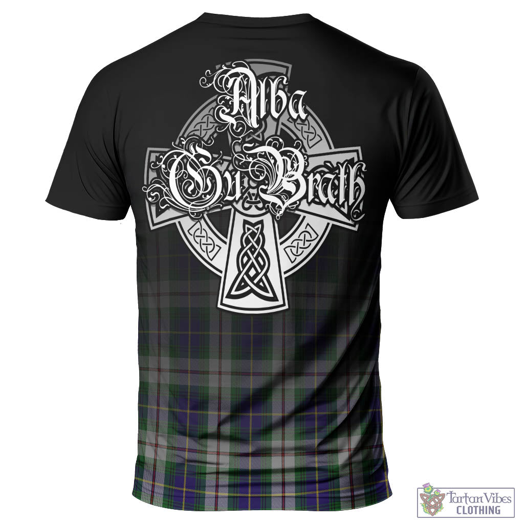 Tartan Vibes Clothing MacLeod Of Californian Tartan T-Shirt Featuring Alba Gu Brath Family Crest Celtic Inspired