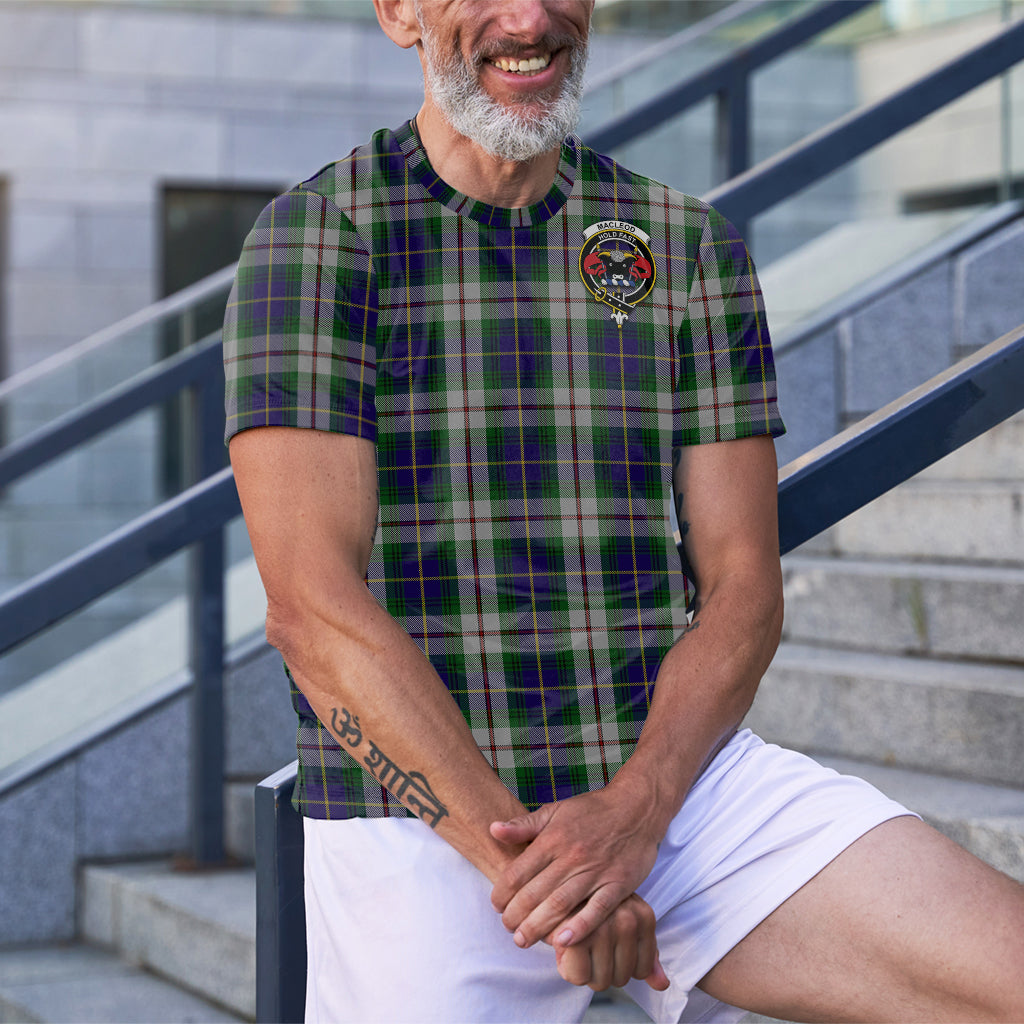 MacLeod Of Californian Tartan T-Shirt with Family Crest - Tartan Vibes Clothing