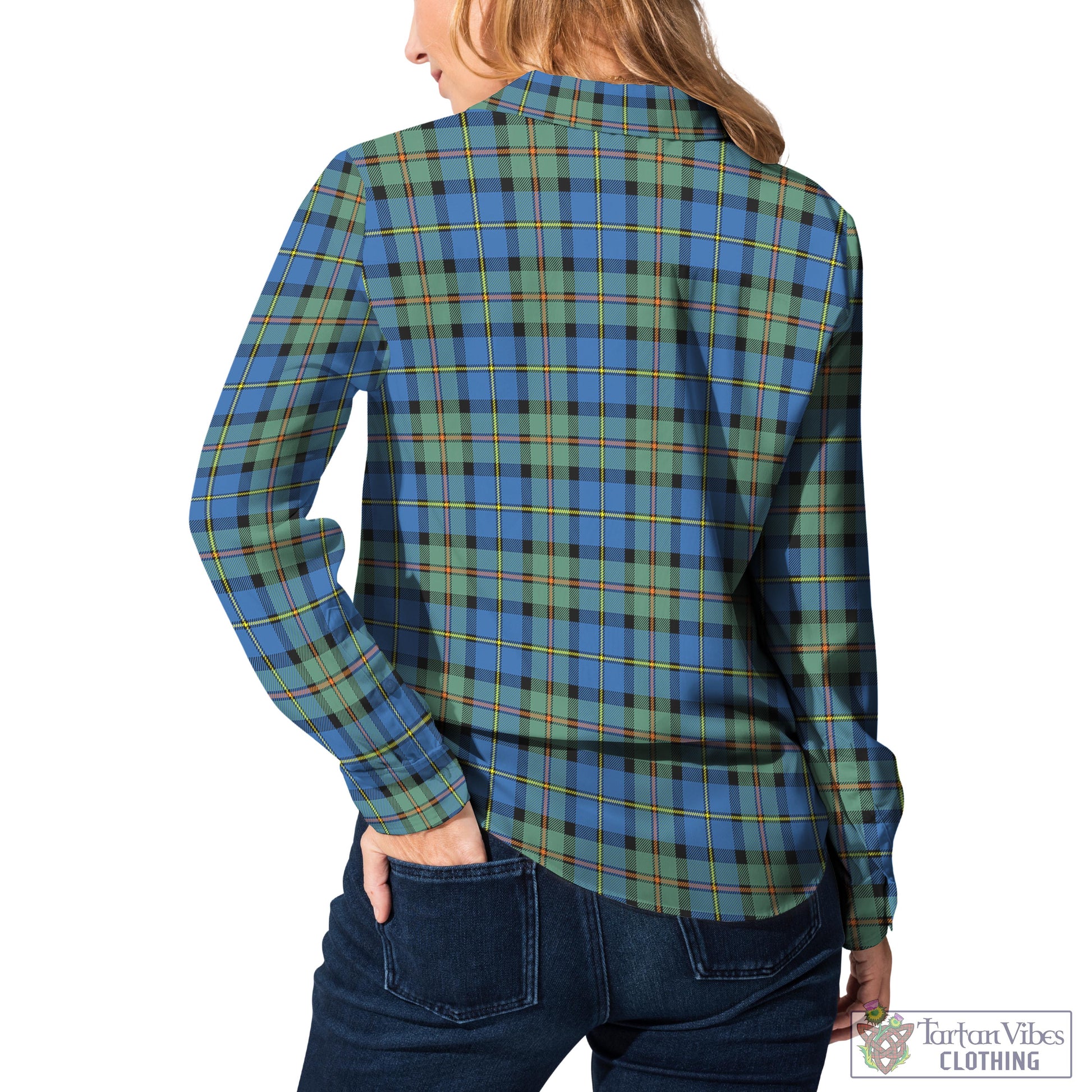 MacLeod of Harris Ancient Tartan Womens Casual Shirt