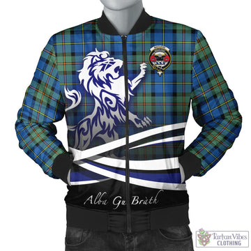 MacLeod of Harris Ancient Tartan Bomber Jacket with Alba Gu Brath Regal Lion Emblem