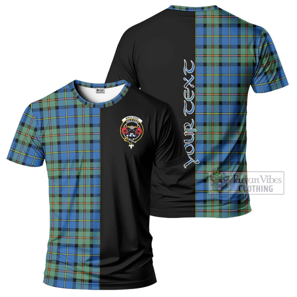 MacLeod of Harris Ancient Tartan T-Shirt with Family Crest and Half Of Me Style Kid's Shirt - Tartanvibesclothing Shop