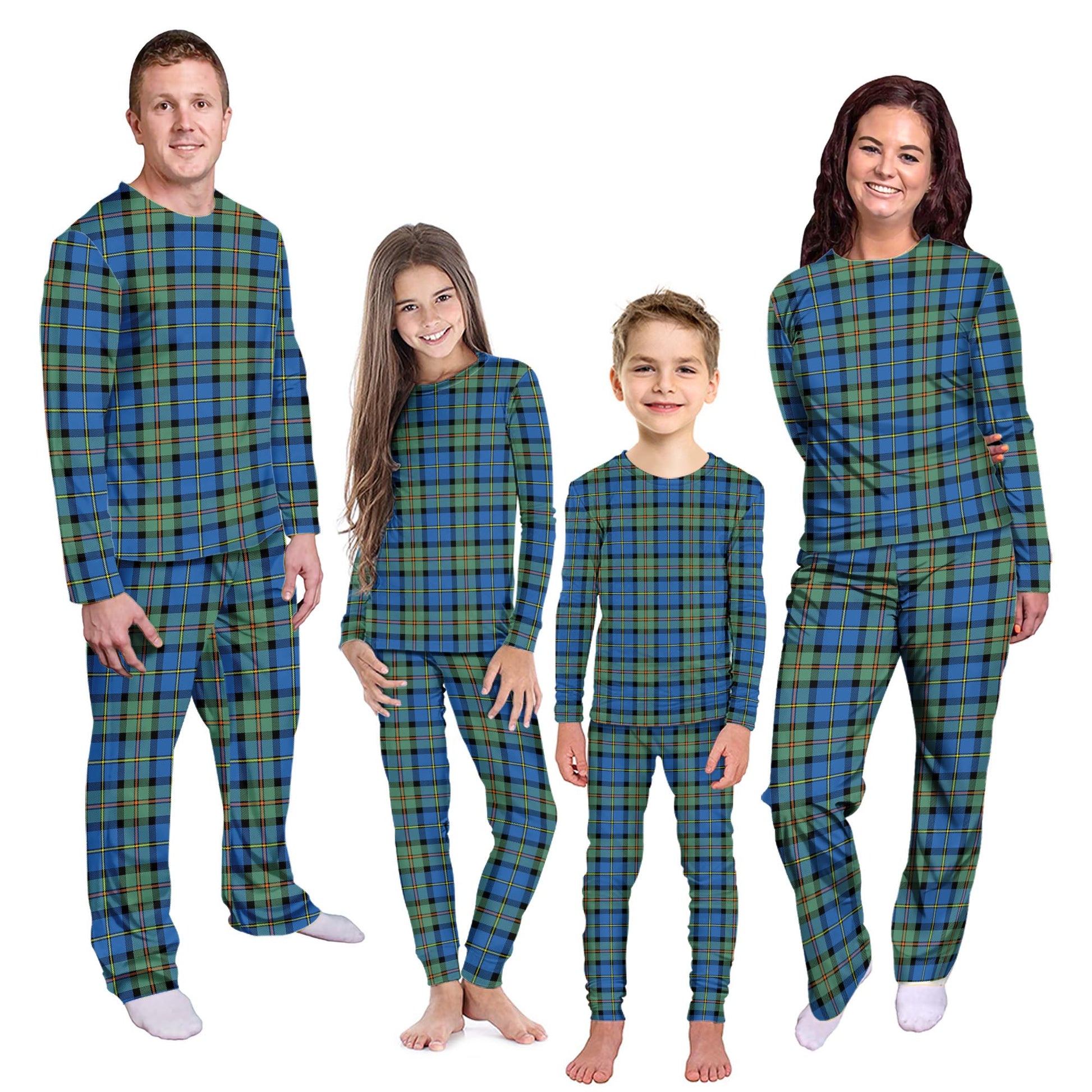 MacLeod of Harris Ancient Tartan Pajamas Family Set Kid - Tartan Vibes Clothing