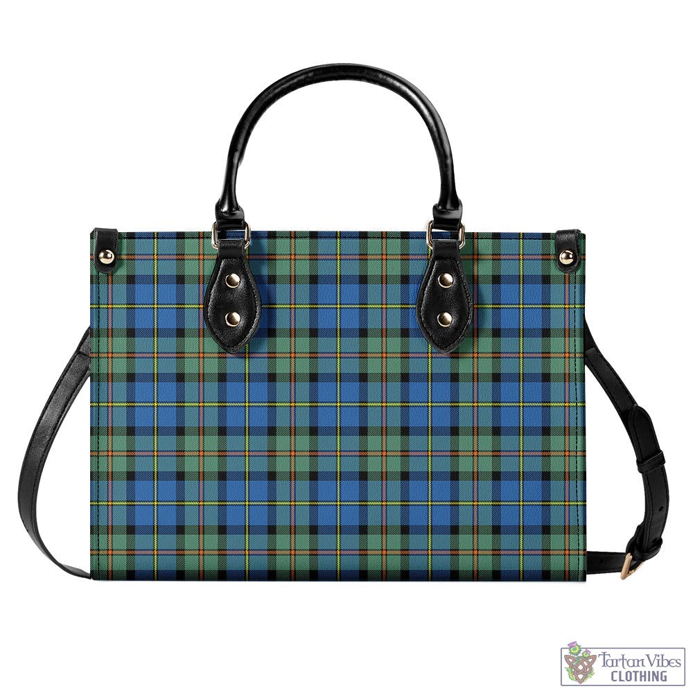 Tartan Vibes Clothing MacLeod of Harris Ancient Tartan Luxury Leather Handbags