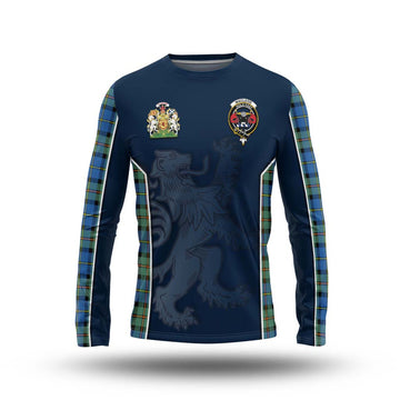 MacLeod of Harris Ancient Tartan Long Sleeve T-Shirt with Family Crest and Lion Rampant Vibes Sport Style