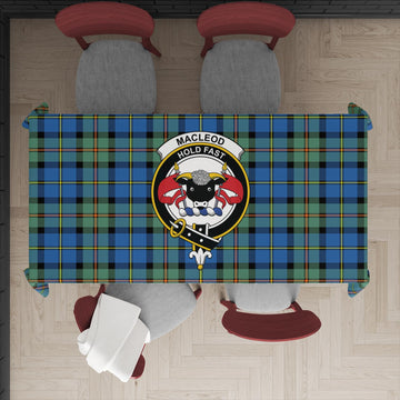 MacLeod of Harris Ancient Tartan Tablecloth with Family Crest