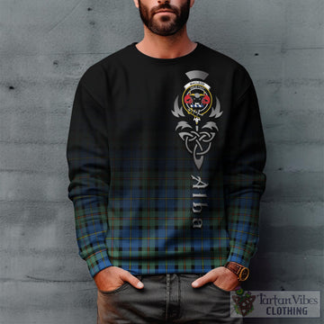 MacLeod of Harris Ancient Tartan Sweatshirt Featuring Alba Gu Brath Family Crest Celtic Inspired