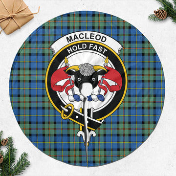 MacLeod of Harris Ancient Tartan Christmas Tree Skirt with Family Crest