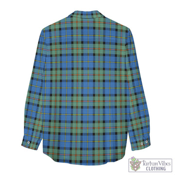 MacLeod of Harris Ancient Tartan Women's Casual Shirt with Family Crest