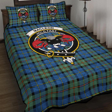 MacLeod of Harris Ancient Tartan Quilt Bed Set with Family Crest