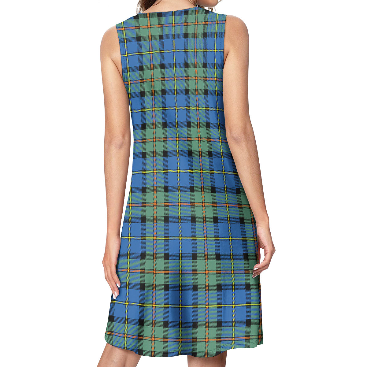 MacLeod of Harris Ancient Tartan Womens Casual Dresses - Tartanvibesclothing