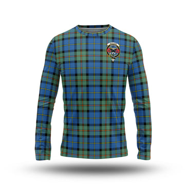 MacLeod of Harris Ancient Tartan Long Sleeve T-Shirt with Family Crest