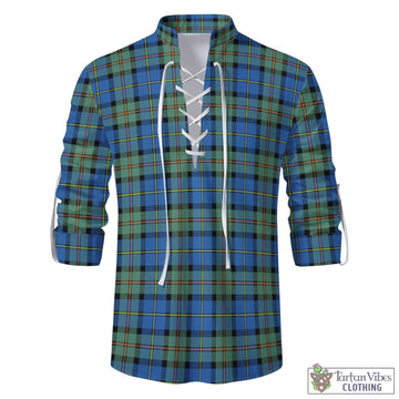 MacLeod of Harris Ancient Tartan Men's Scottish Traditional Jacobite Ghillie Kilt Shirt