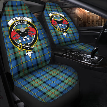 MacLeod of Harris Ancient Tartan Car Seat Cover with Family Crest