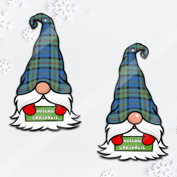 MacLeod of Harris Ancient Gnome Christmas Ornament with His Tartan Christmas Hat