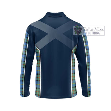 MacLeod of Harris Ancient Tartan Long Sleeve Polo Shirt with Family Crest and Lion Rampant Vibes Sport Style