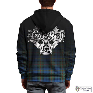 MacLeod of Harris Ancient Tartan Hoodie Featuring Alba Gu Brath Family Crest Celtic Inspired