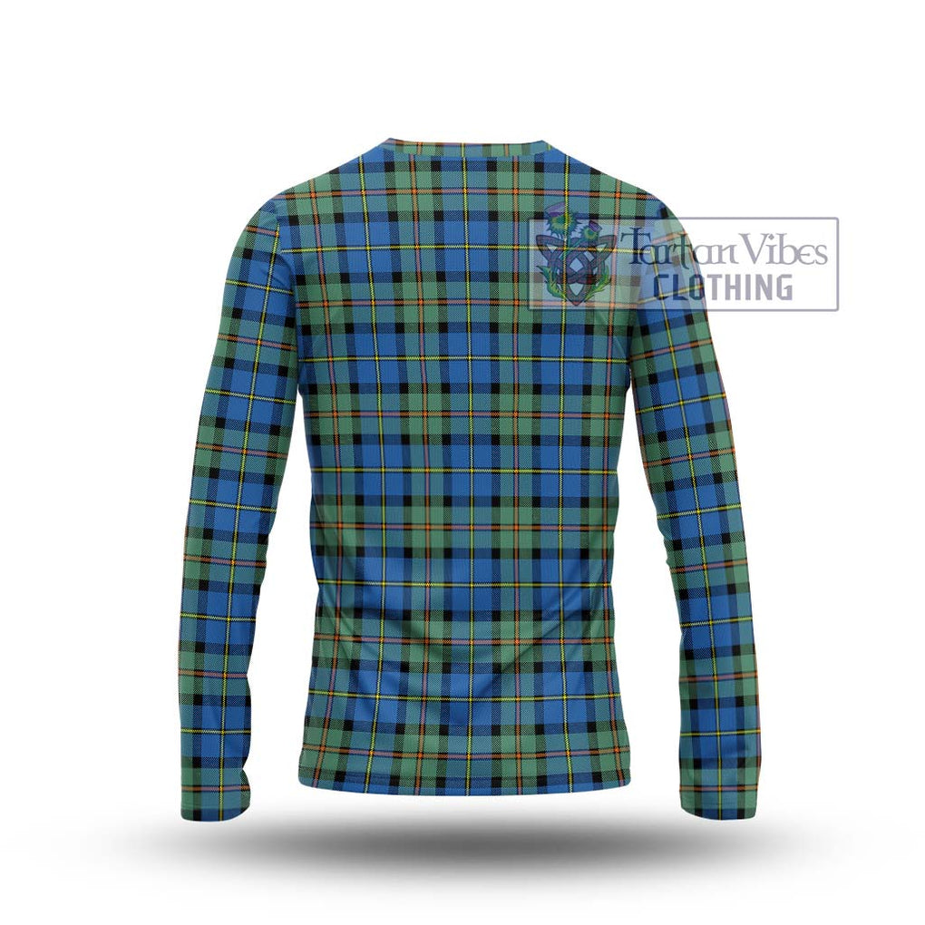 MacLeod of Harris Ancient Tartan Long Sleeve T-Shirt with Family Crest DNA In Me Style - Tartanvibesclothing Shop