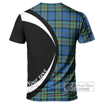 MacLeod of Harris Ancient Tartan T-Shirt with Family Crest Circle Style